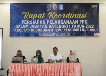 Koordinasi Persiapan Pelaksanaan PPG Dalam Jabatan Kategori I Tahun 2022